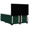 vidaXL Boxspringbett mit Matratze Dunkelgr&uuml;n 140x200 cm Samt