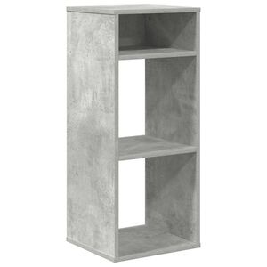 vidaXL B&uuml;cherregal Betongrau 34x31x80 cm Holzwerkstoff