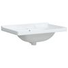 vidaXL Waschbecken Wei&szlig; 71x48x23 cm Rechteckig Keramik