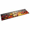 vidaXL K&uuml;chenteppich Waschbar Herbst 60x300 cm Samt