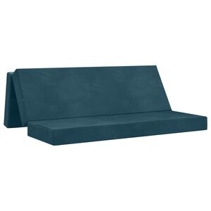 vidaXL Klappsofa Bett 200 x 67 x 45 cm Blau