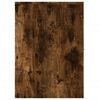 vidaXL Badschrank Schmal mit Rollen R&auml;uchereiche Holzwerkstoff