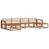 vidaXL Outdoor-Sofagarnitur 6 pcs Natur Massivholz Akazie