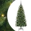 vidaXL K&uuml;nstlicher Weihnachtsbaum Gr&uuml;n 120 cm PE und PVC