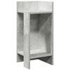 vidaXL Beistelltisch mit Ablage Betongrau 25,5x27x60 cm