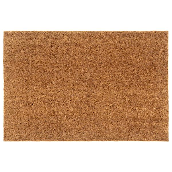 vidaXL Fu&szlig;matte Natur 60x90 cm Kokosfaser Getuftet