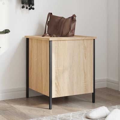 vidaXL Sitzbank mit Stauraum Sonoma-Eiche 40x42,5x50 cm Holzwerkstoff