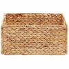 vidaXL Aufbewahrungsk&ouml;rbe 2 pcs Natur 35 x 25 x 17 cm Wasserhyazinthe