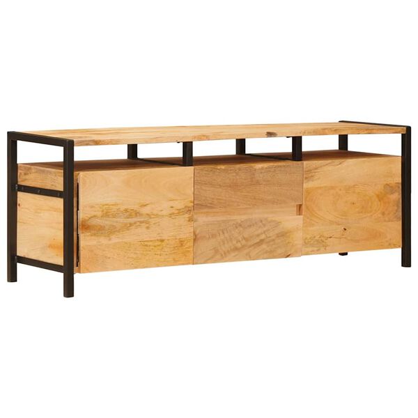 vidaXL Stauraumschr&auml;nke Braun 110 x 30 x 40 cm Massivholz Mango