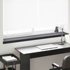 vidaXL Fensterbank Anthrazit mit Holzmaserung 140 x 20 x 4,5 cm PVC