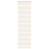 vidaXL Doppelrollo Marmorbeige 45x150 cm Stoffbreite 40,9 cm Polyester