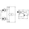 CORNAT Wannenthermostat ALAN / NOIR Schwarz