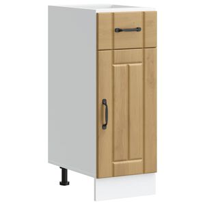 vidaXL K&uuml;chen-Unterschrank Lucca Artisan-Eiche Holzwerkstoff