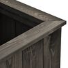 vidaXL Hochbeet Dunkelgrau 74x32x30 cm Kiefer Massivholz