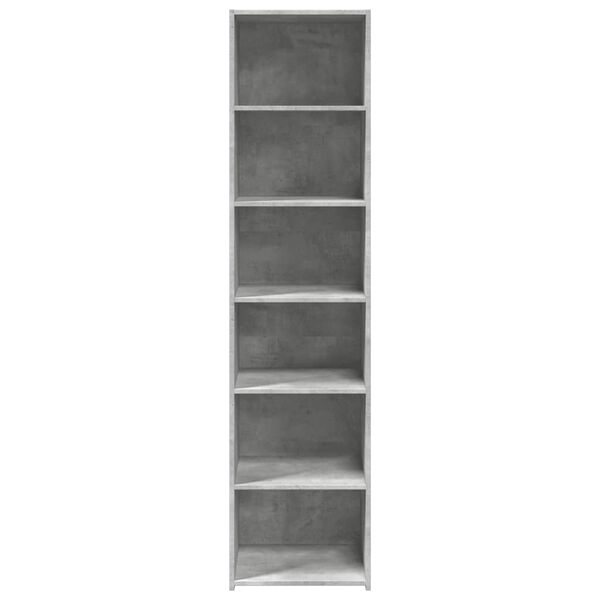 vidaXL Highboard Betongrau 45x41x185 cm Holzwerkstoff