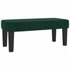 vidaXL Boxspringbett mit Matratze Dunkelgr&uuml;n 120x200 cm Samt