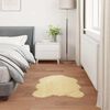 vidaXL Kunstschaffell Teppich Tafalla Creme 80 x 120 cm Polyester