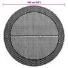vidaXL Outdoor-Teppich ARAKIL Grau &Oslash;160 cm PP