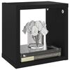 vidaXL W&uuml;rfelregale 6 Stk. Schwarz 22x15x22 cm