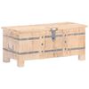 vidaXL Truhe 90x40x40 cm Massivholz Akazie