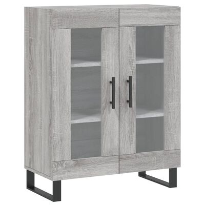 vidaXL Sideboard Grau Sonoma 69,5x34x90 cm Holzwerkstoff