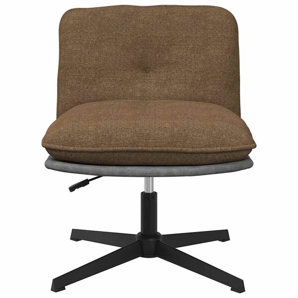 vidaXL B&uuml;rostuhl Drehbar Taupe Stoff