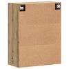 vidaXL Wandschrank Artisan-Eiche 69,5x34x90 cm