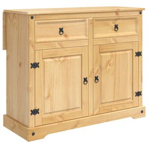 vidaXL K&uuml;chentrolley 2 pcs Honigwachs 112 x 70 x 91,5 cm Massiv-Kiefer