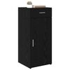 vidaXL Sideboard Schwarz Eichen-Optik 42,5 x 40 x 93 cm Holzwerkstoff