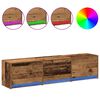 vidaXL TV-Schr&auml;nk mit LED Altholz 165 x 34 x 40 cm Holzwerkstoff