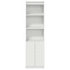 vidaXL Highboard Wei&szlig; 50x35x180 cm Holzwerkstoff