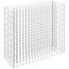 vidaXL Gabionen-Hochbeet Verzinkter Stahl 90&times;30&times;90 cm