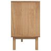 vidaXL Sideboard OTTA Braun&Grau 114x43x73,5 cm Massivholz Kiefer
