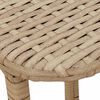 vidaXL Gartentisch Klappbar Beige 90x51x75 cm Poly Rattan