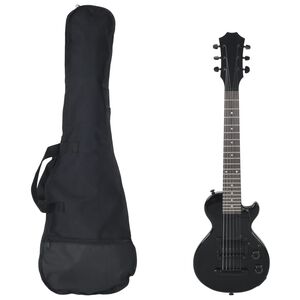 vidaXL E-Gitarre f&uuml;r Kinder mit Tasche Schwarz 3/4 30"