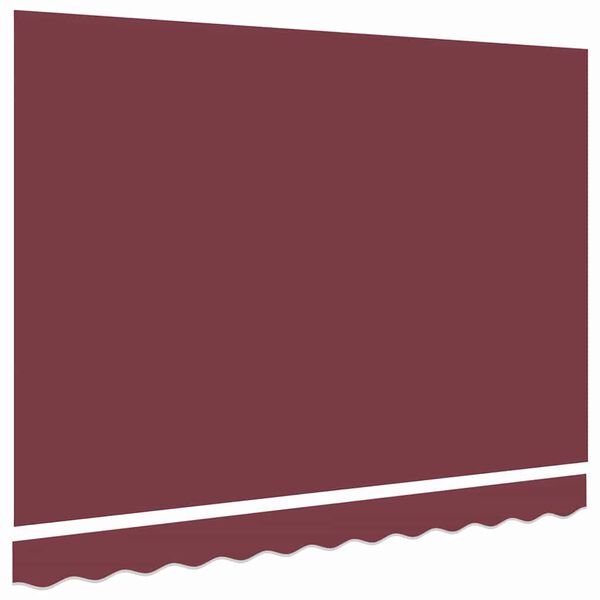 vidaXL Markisen-Ersatzstoff Bordeauxrot 300 x 200 cm Segeltuch