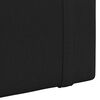 vidaXL H&auml;ngevorderseite Wandmontiert Uni Schwarz 90 x 55 x 5 cm Stoff
