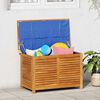 vidaXL Gartenbox mit L&uuml;ftungsschlitzen 90x50x56 cm Massivholz Akazie