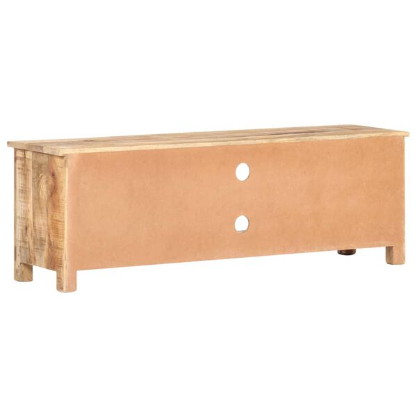 vidaXL TV-Schrank 120x30x40 cm Raues Mangoholz