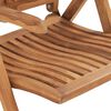 vidaXL 7-tlg. Garten-Essgruppe Massivholz Teak