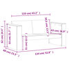 vidaXL 2-tlg. Garten-Lounge-Set Massivholz Kiefer