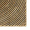 vidaXL Teppich Nat&uuml;rlich und Schwarz 80 x 250 cm Jute