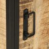 vidaXL Badschrank 40x27x90 cm Massivholz Mango und Eisen