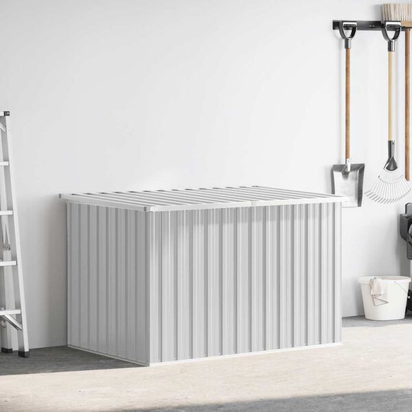 vidaXL Gartenbox Grau 149x99x93 cm