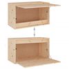 vidaXL Wandschrank 60x30x35 cm Massivholz Kiefer