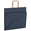 vidaXL Papiertragetaschen 250 Stk. mit Henkeln Blau 32x22x28 cm