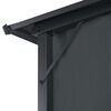 vidaXL Gartenpavillon mit Vorhang Aluminium 4&times;3&times;2,6 m Schwarz