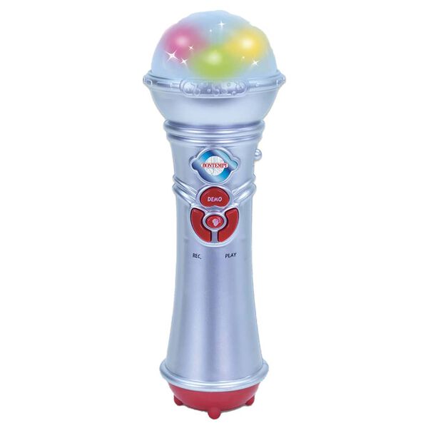 Bontempi Spielzeug Mikrofon Silbern