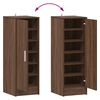 vidaXL Schuhregal Braun Eichen-Optik 32x35x92 cm Holzwerkstoff
