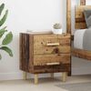 vidaXL Bettschrank 2 pcs Altholz 40 x 35 x 47,5 cm Holzwerkstoff